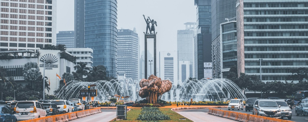 Centro urbano de Jakarta