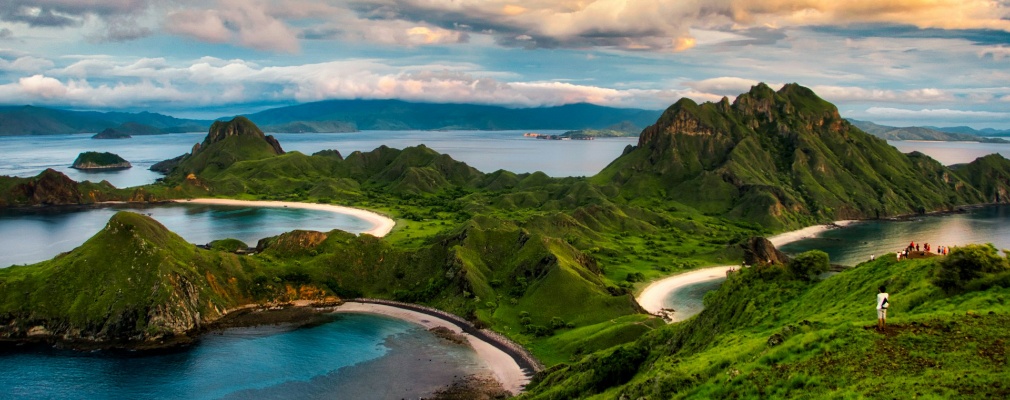 Vista sobre la isla de Komodo
